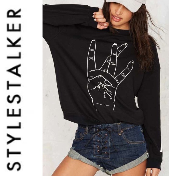 STYLESTALKER West Side Best Side Sweatshirt - Picture 1 of 6
